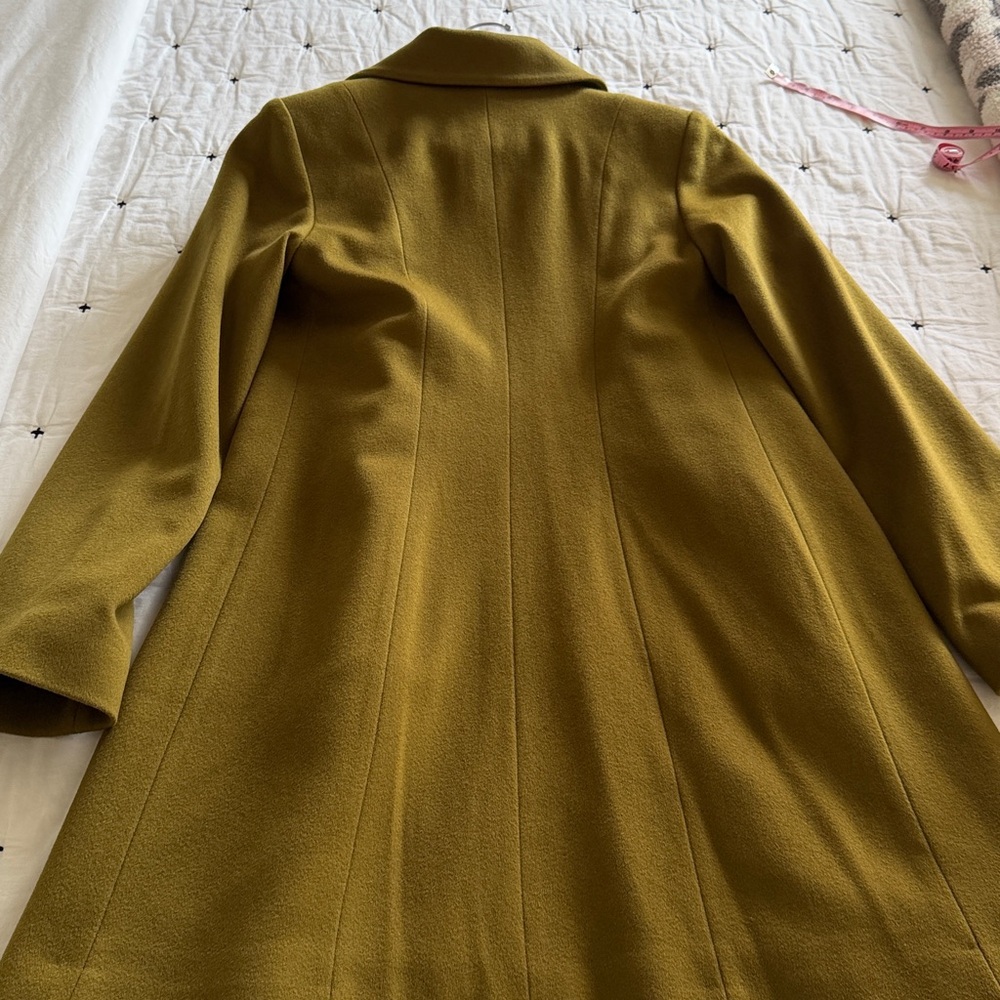 Fleurette olive Women's Coat - Picture 12 of 12